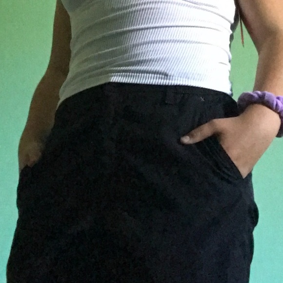 White title neck; no sleeve tight shirt - Picture 2 of 2